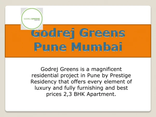 Godrej Greens Pune