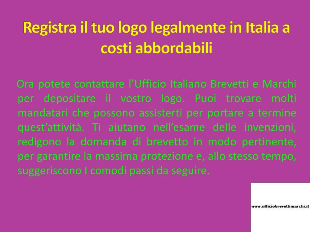registra il tuo logo legalmente in italia a costi abbordabili