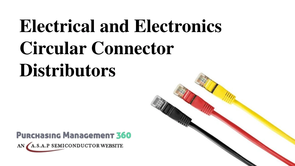 electrical and electronics circular connector