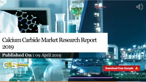 Calcium Carbide Market Research Report 2019