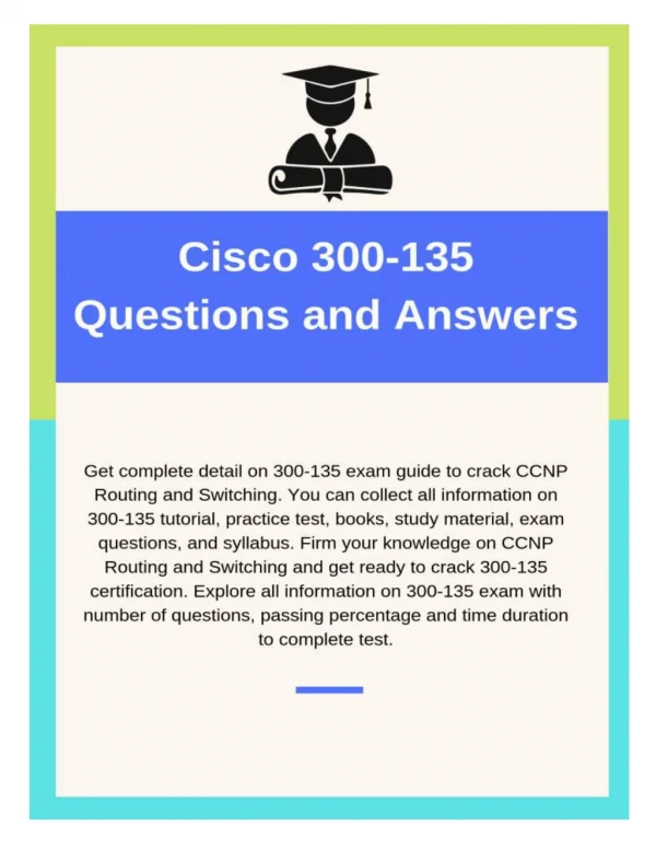 CCNP 300-135 Questions and Answers