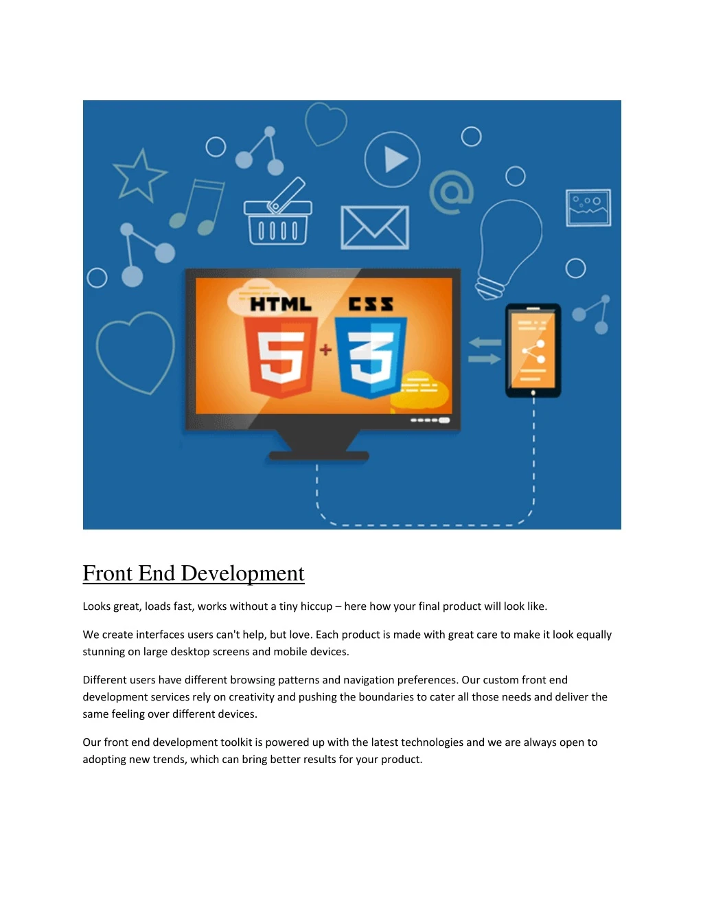 front end development