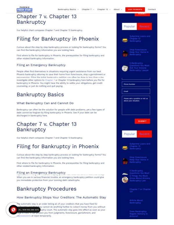 Phoenix Bankruptcy Attorney