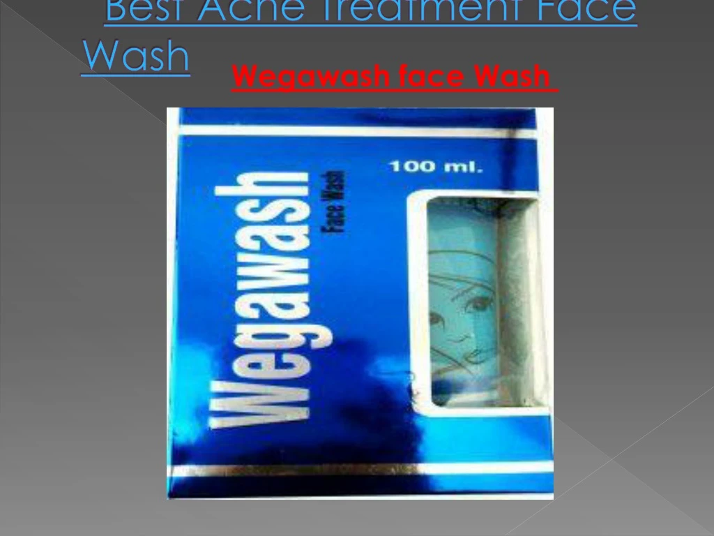 best acne treatment face wash