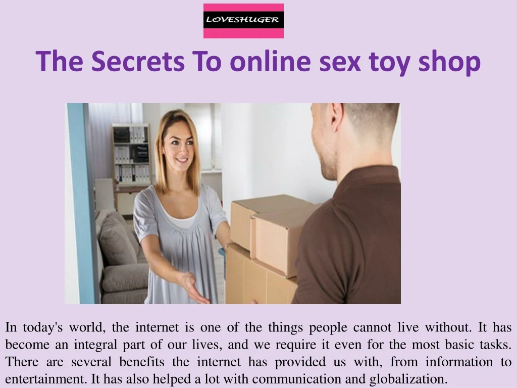 the secrets to online sex toy shop