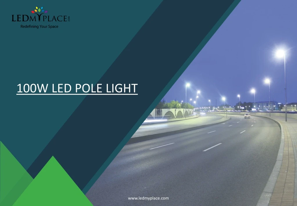 100w led pole light