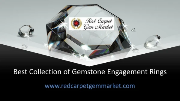 Best Collection of Gemstone Engagement Rings - www.redcarpetgemmarket.com