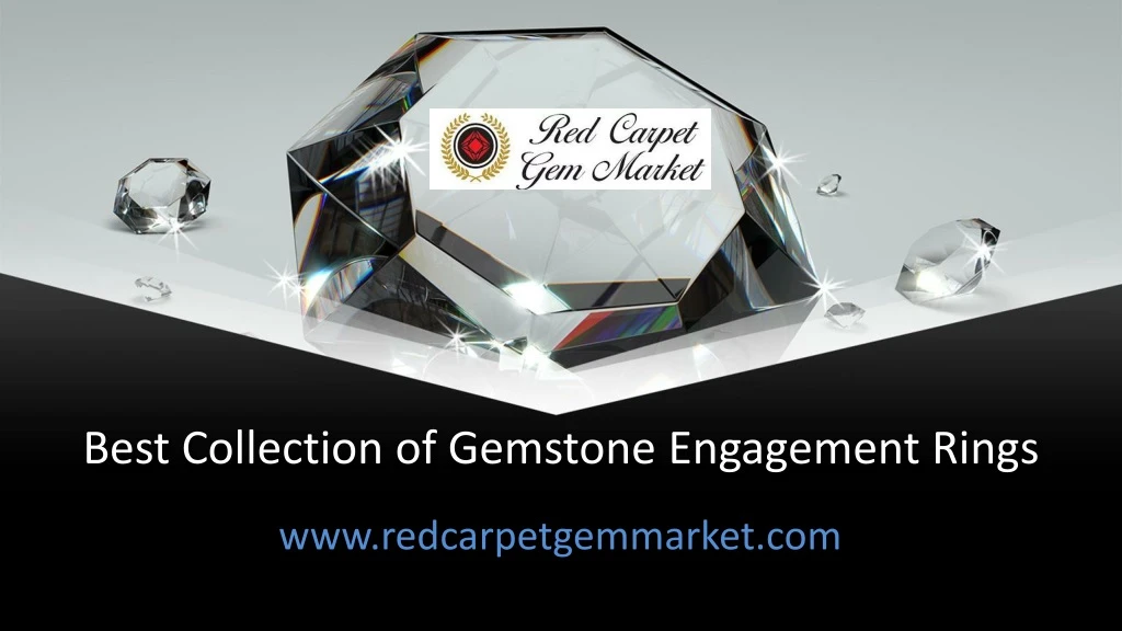 best collection of gemstone engagement rings