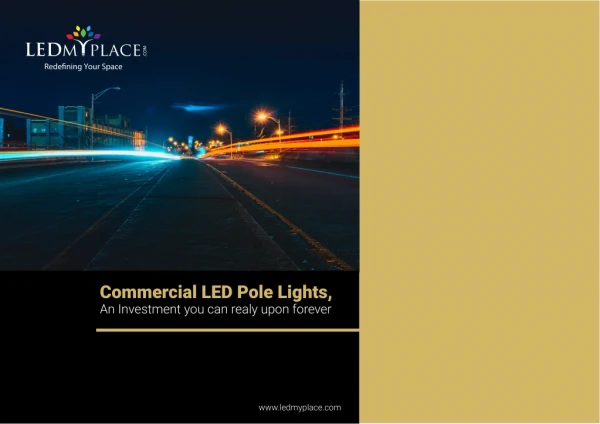 Commercial LED Pole lights