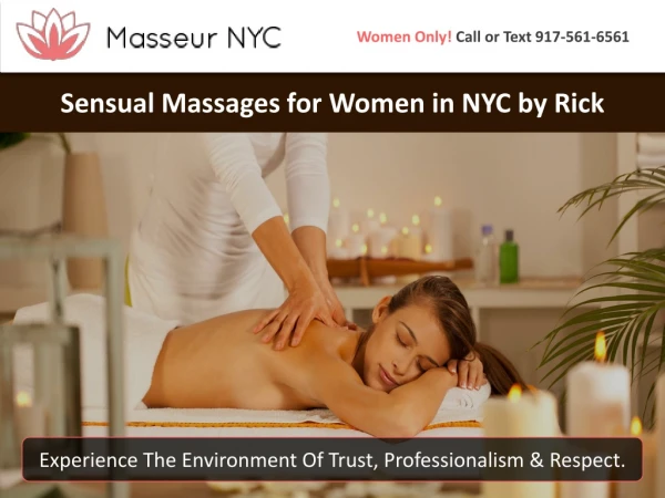 Sensual Massages for Women in NYC by Rick