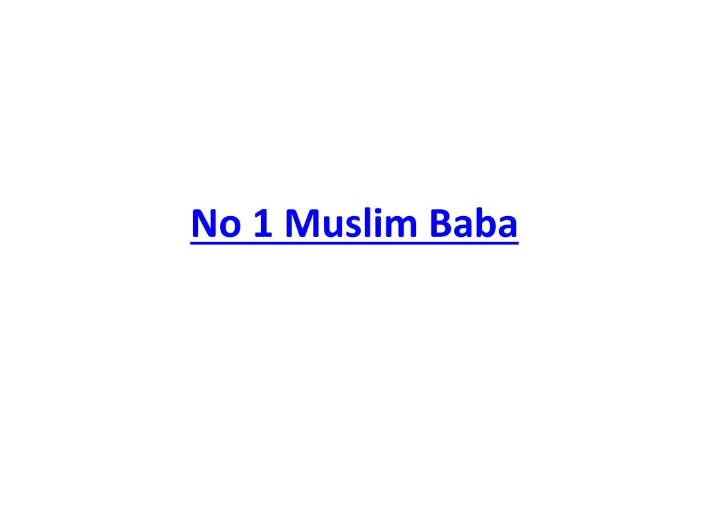 no 1 muslim b aba
