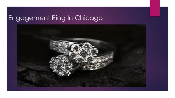 Engagement Rings In Chicago