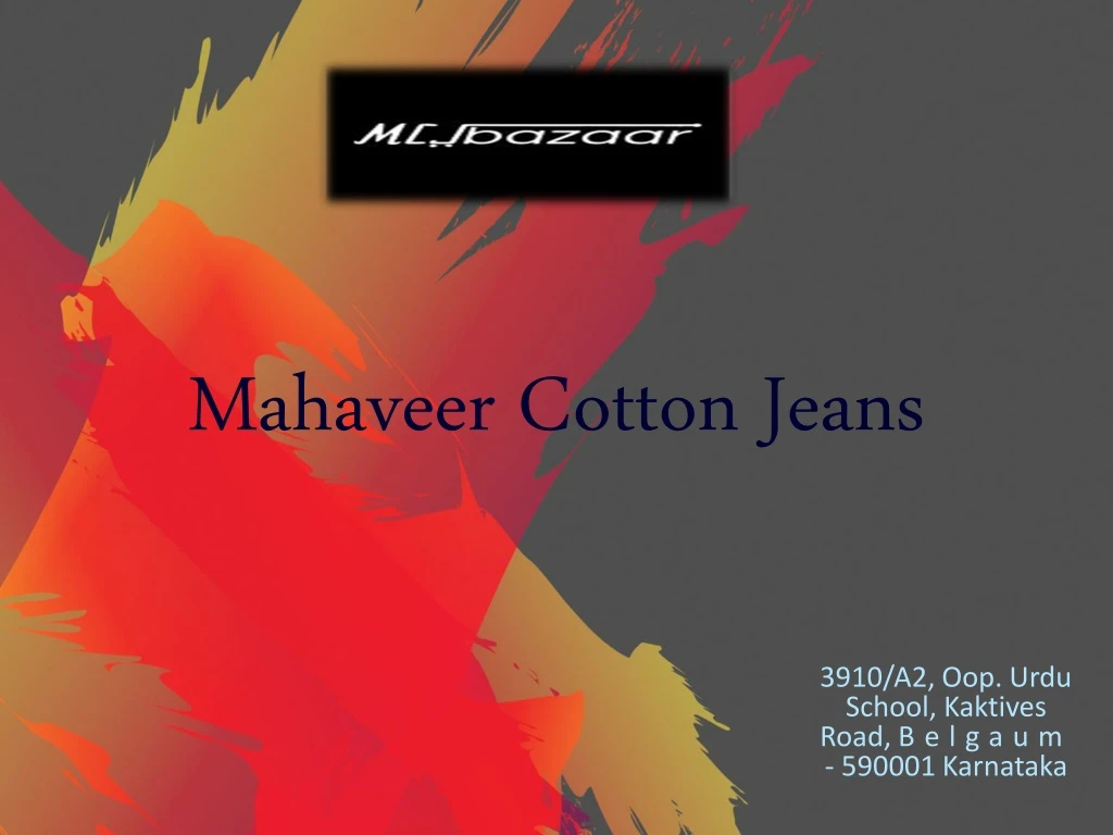 mahaveer cotton jeans