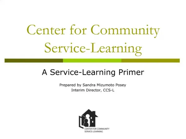 Center for Community Service-Learning