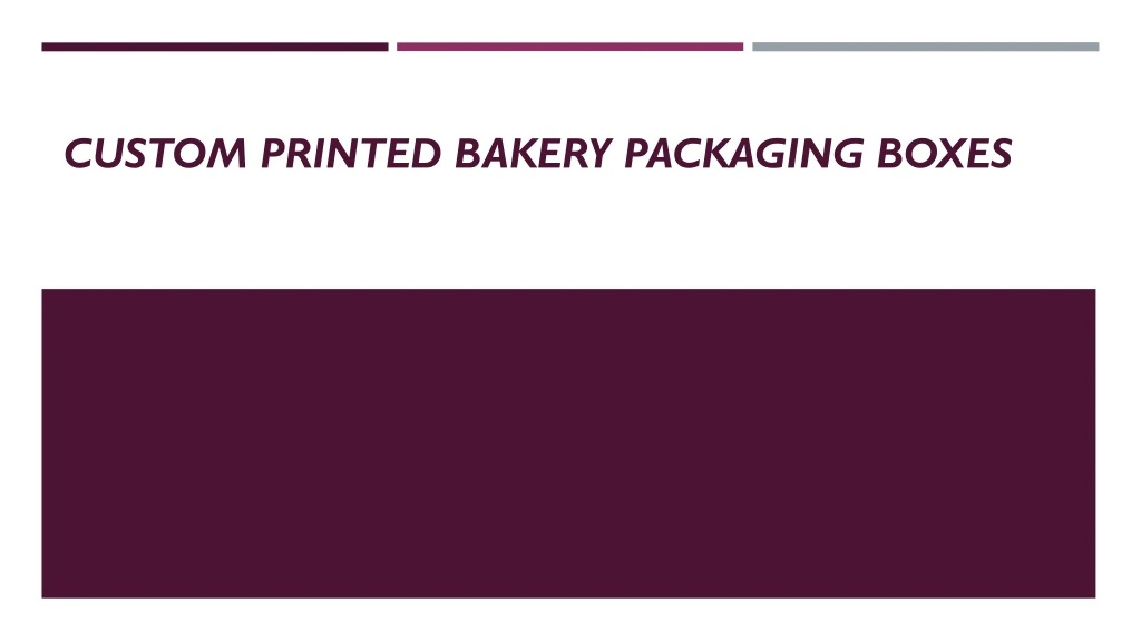 custom printed bakery packaging boxes