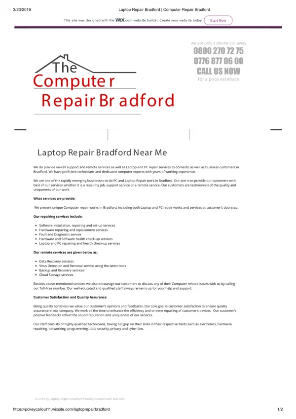 Computer Repair Bradford