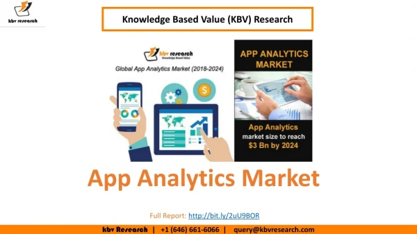 App Analytics Market Size- KBV Research
