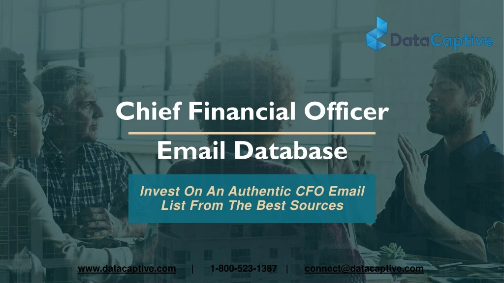 chief financial officer email database