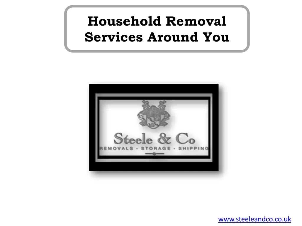 household removal services around you