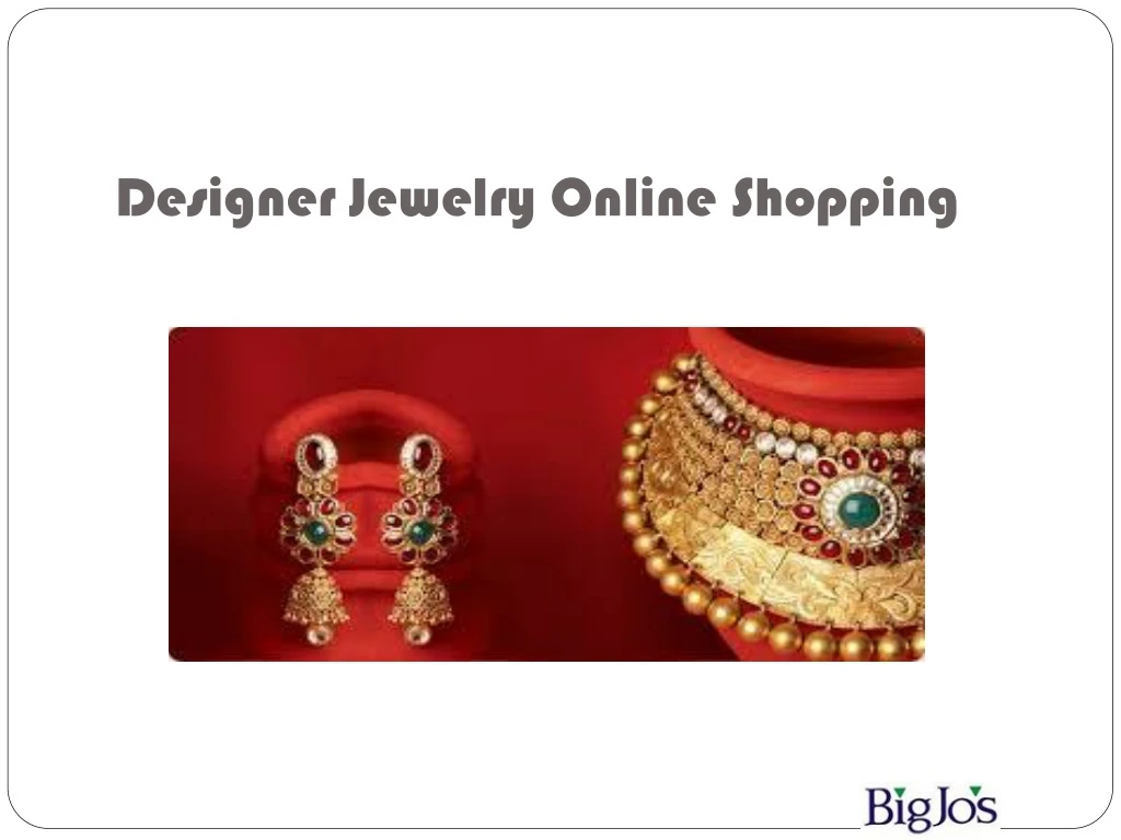 designer jewelry online shopping