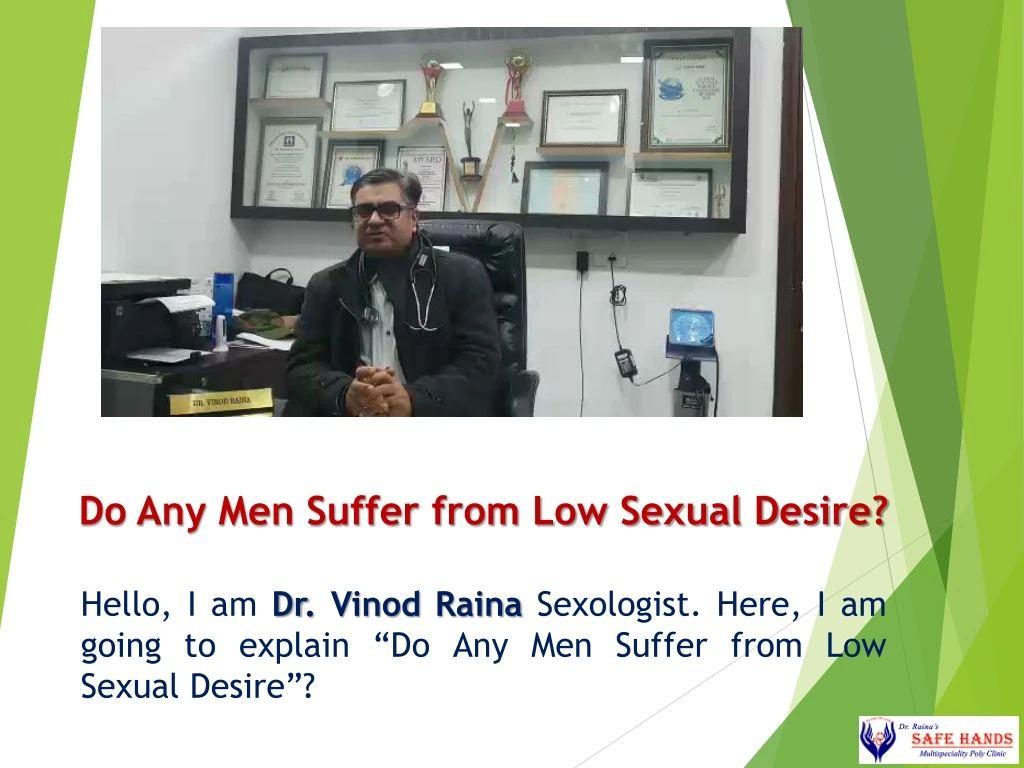 do any men suffer from low sexual desire
