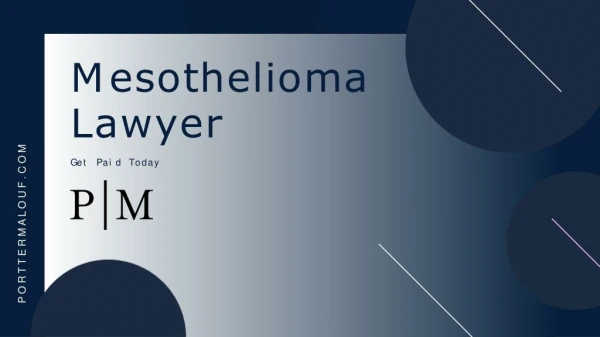 Mississippi Mesothelioma Lawyer | Asbestos Claims