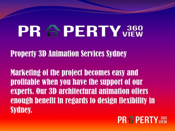 Property 3D Animation Services Sydney