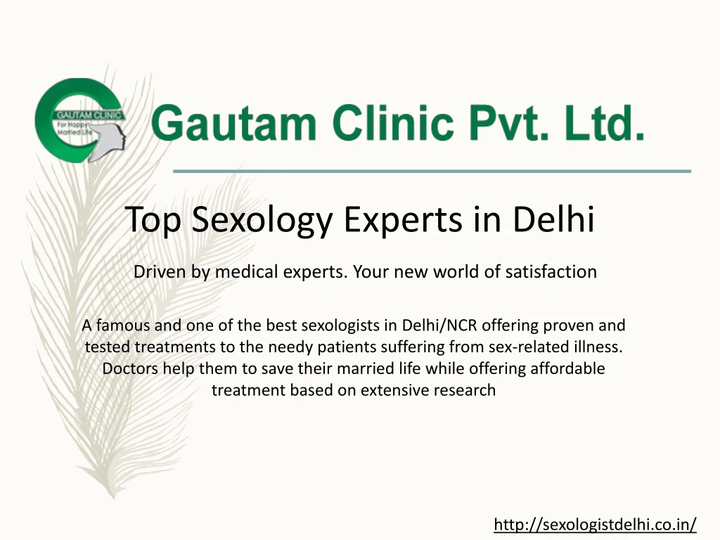 top sexology experts in delhi