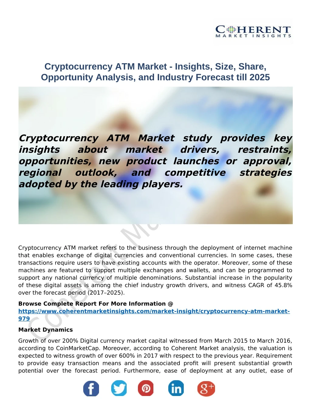 cryptocurrency atm market insights size share