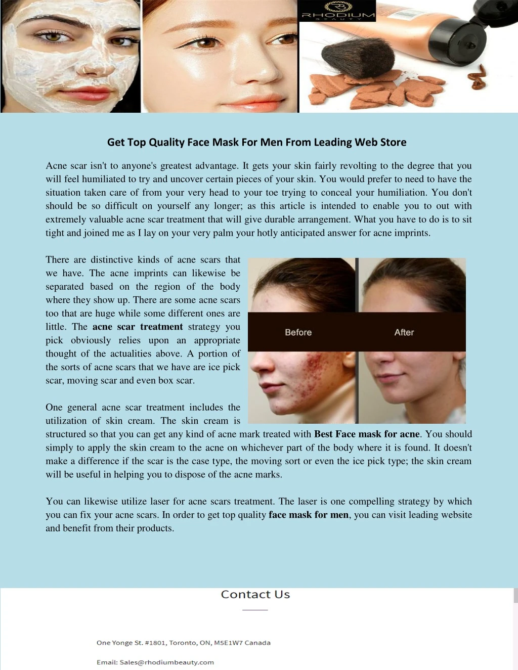 get top quality face mask for men from leading