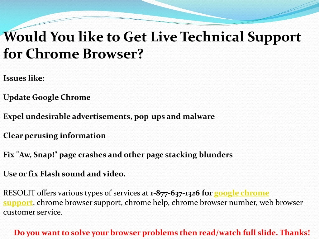 would you like to get live technical support