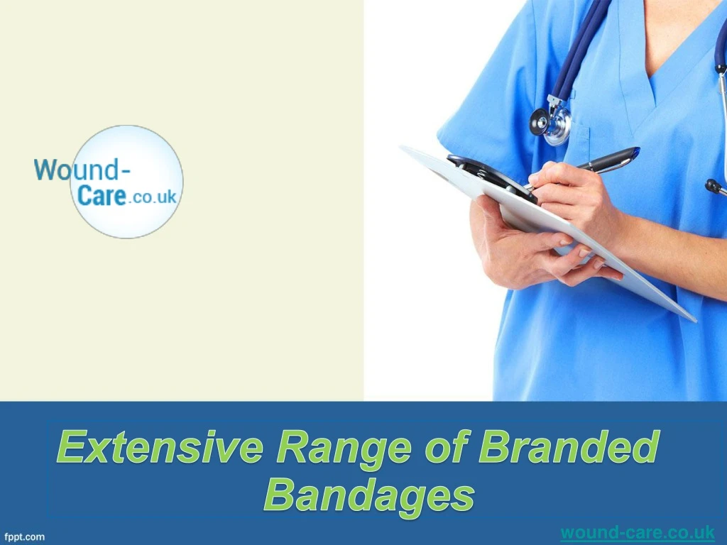 extensive range of branded bandages