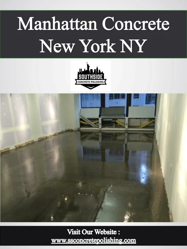 Manhattan Concrete New York NY