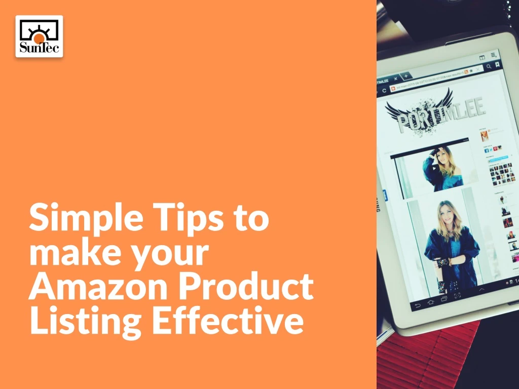 simple tips to make your amazon product listing