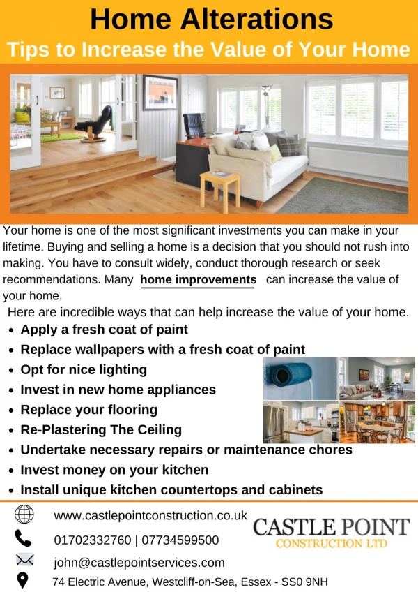 Home Alterations tips to Increase the Value of Your Home