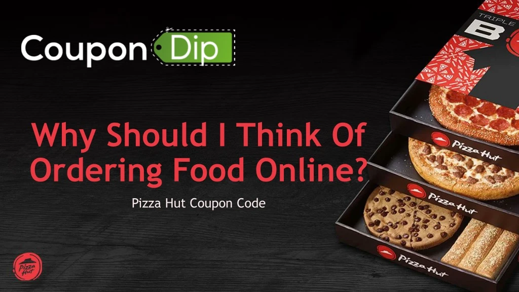 why should i think of ordering food online