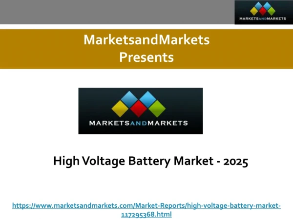 High Voltage Battery Market - 2025