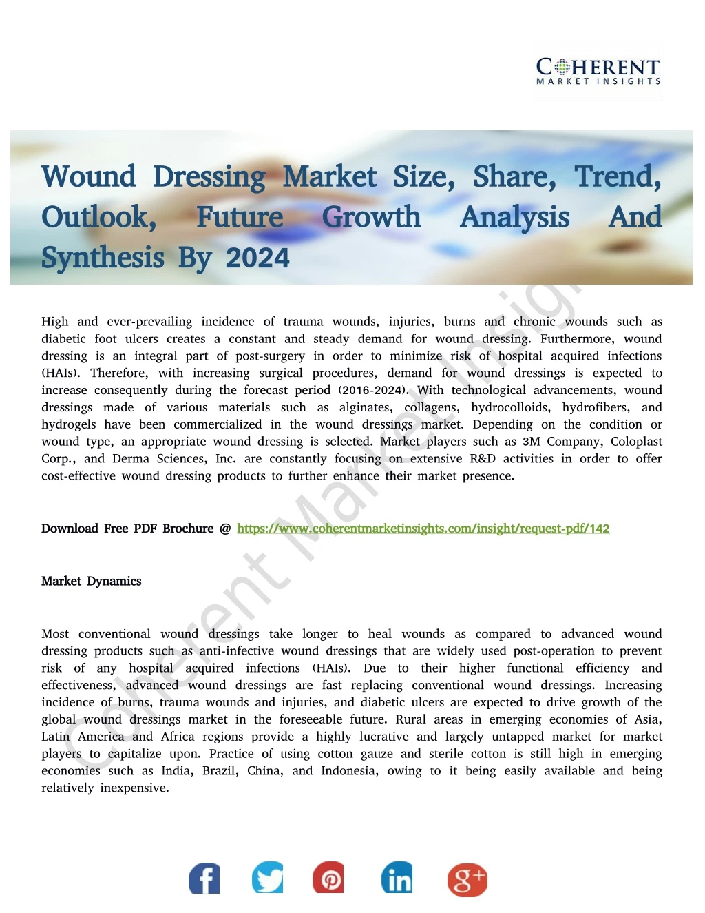 wound dressing wound dressing market size share