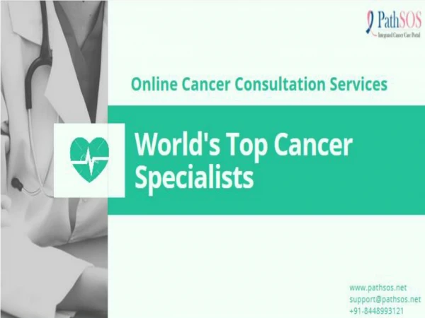 Cancer Consultation with Top Cancer Specialist @PathSOS