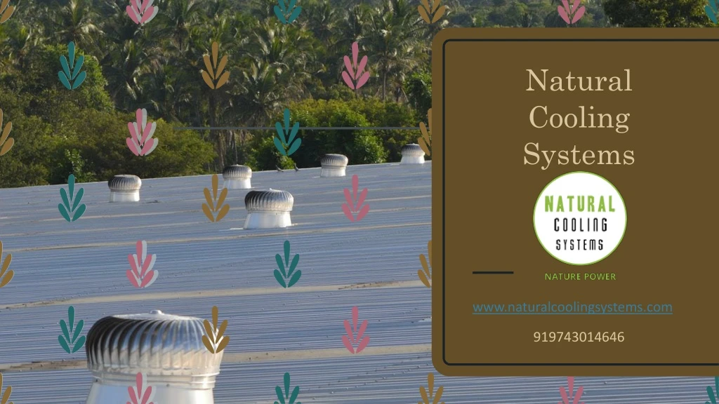 natural cooling systems