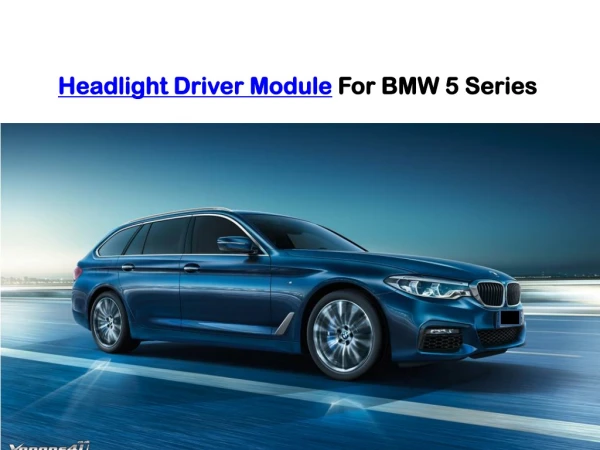 BMW 735507301 Headlight Driver Module by Xenons4u