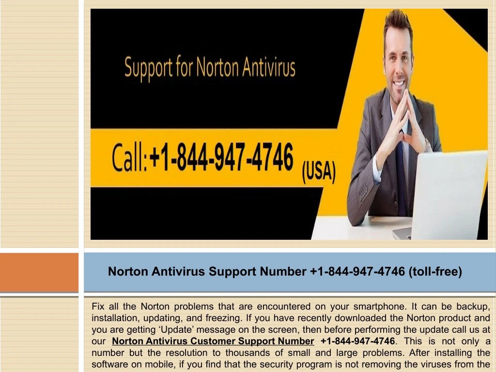 norton antivirus support number 1 844 947 4746