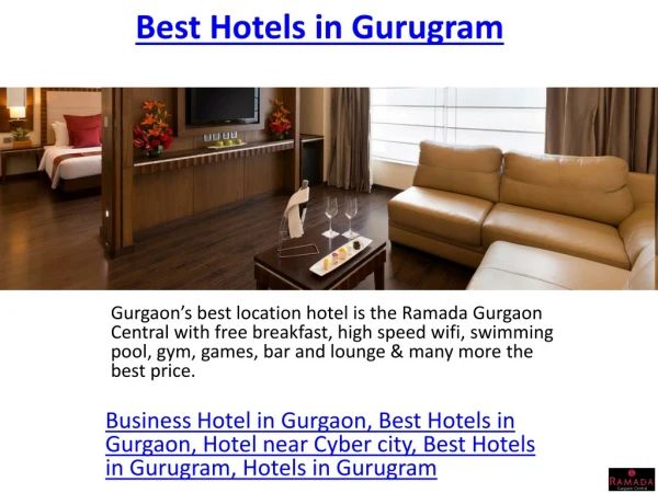 Best Hotels in Gurugram