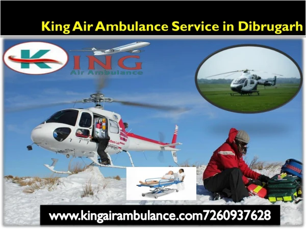 Hire the Magnificent Air Ambulance Service Dibrugarh