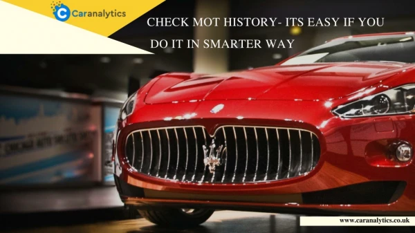 Check MOT History- It's easy if you do it in smarter way