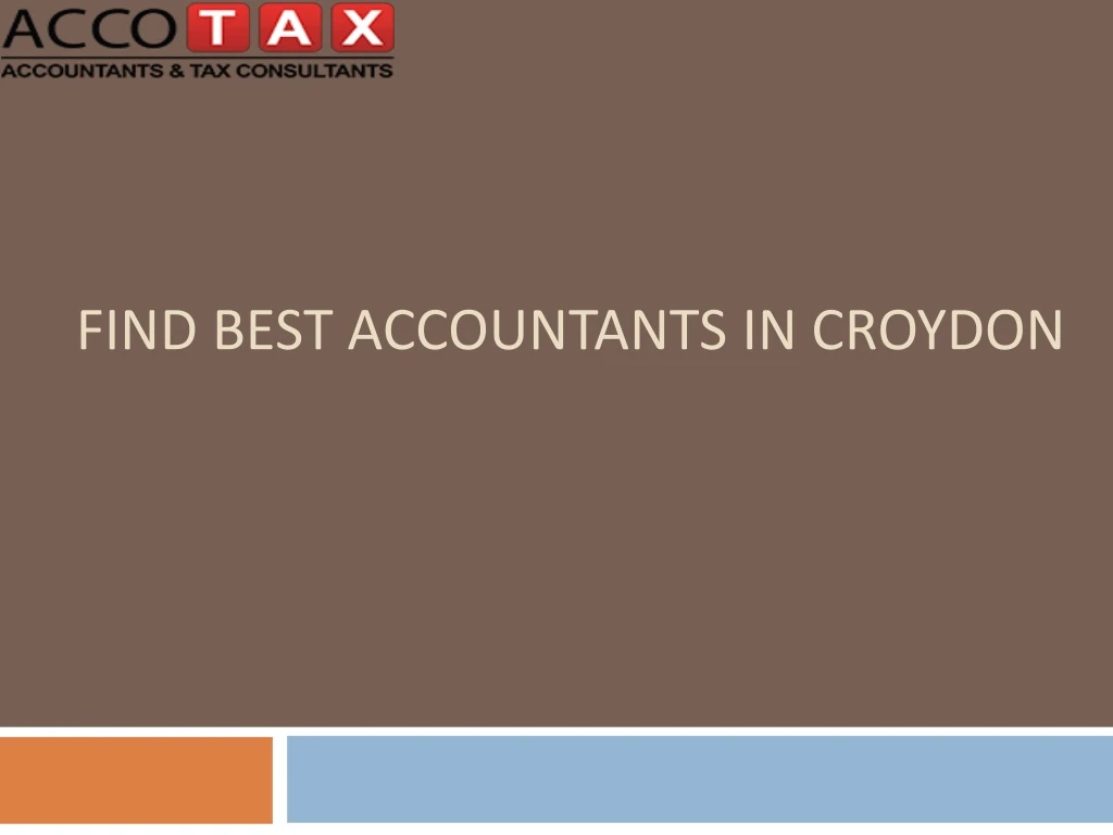 find best accountants in croydon