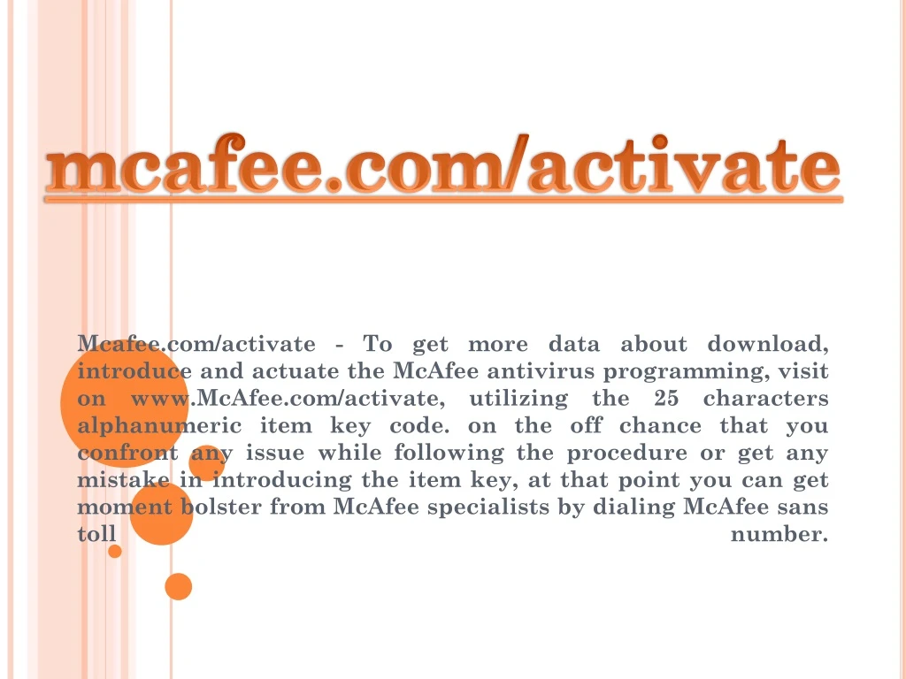 mcafee com activate