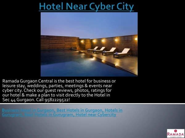 Hotel Near Cyber City