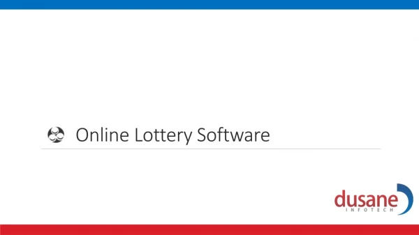Online Lottery Software | Dusane Infotech