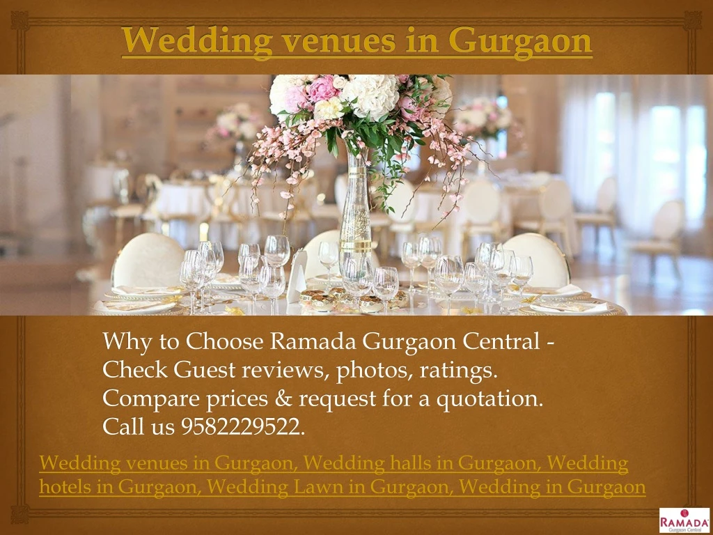 wedding venues in gurgaon